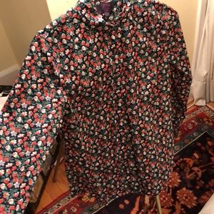 JCrew Liberty Fabrics flower patterned button-down size 4